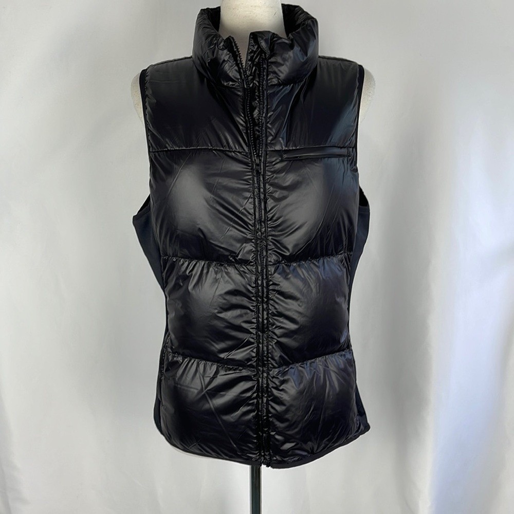NEW Fabletics Black Puffer Vest